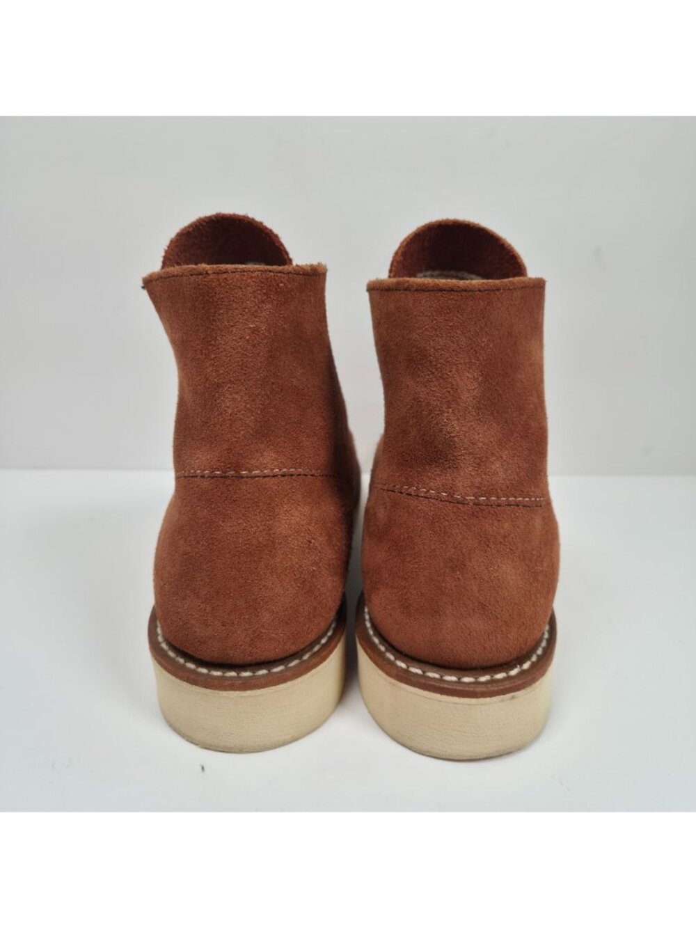Red Wing 8813 Women's Brown Copper Suede Leather Boots US Size 4.5D Made In USA - Picture 4 of 12